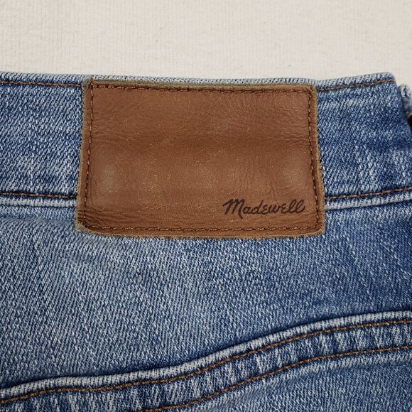 Madewell 9" High-Rise Skinny Jeans: Destructed-Hem Edition Size 26 Distressed - Picture 7 of 16